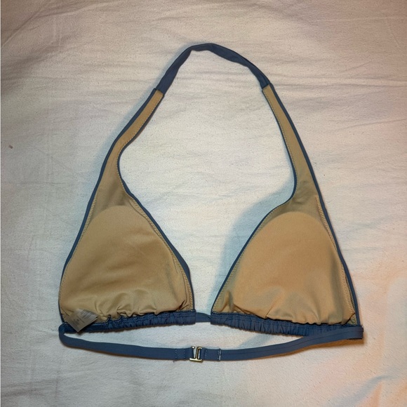 Victoria's Secret Blue Triangle Bikini Top - Picture 2 of 4